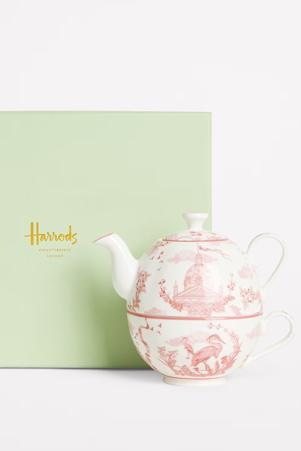 Чайник и чаша от китайски костен порцелан